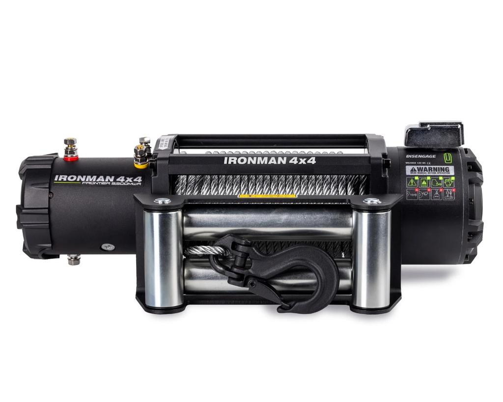 WINCHE FRONTIER - DE 9500LB CON PIOLA DE ACERO