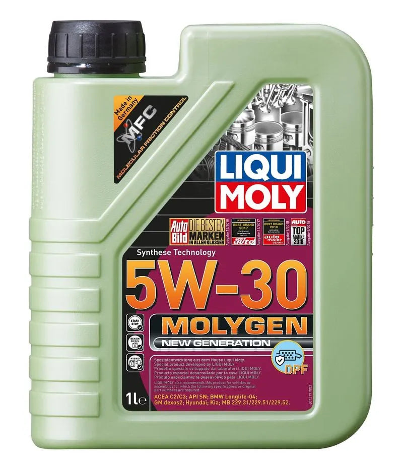 Aceite de Motor para Diésel Liqui Moly Molygen New Generation 5W-30 DPF – 4 Litros