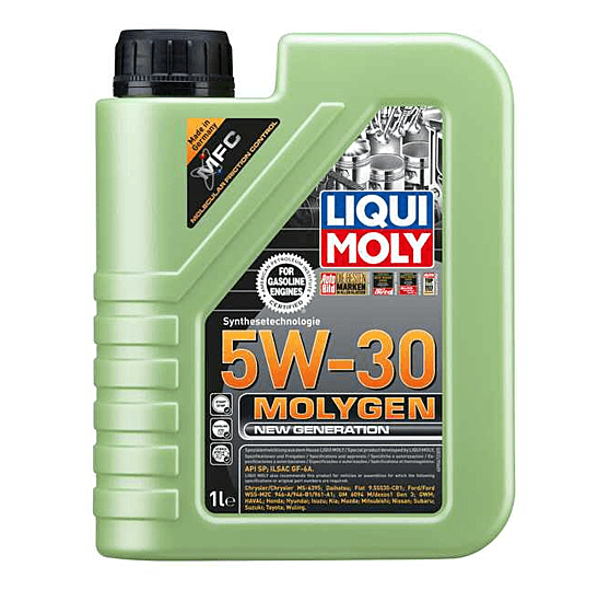 Aceite de Motor Sintético Liqui Moly Molygen 5W-30 5L – Antifriccionante con Tungsteno