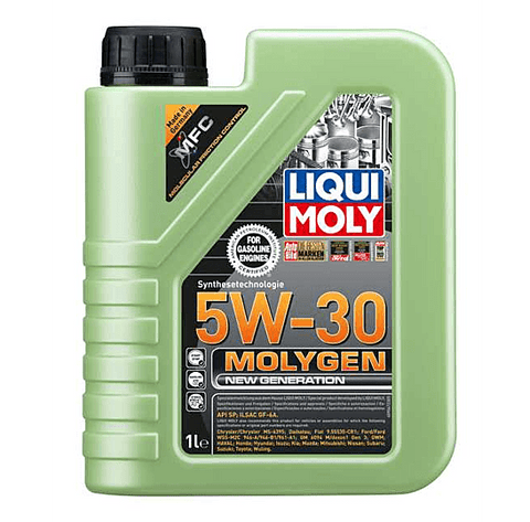 Aceite de Motor Sintético Liqui Moly Molygen 5W-30 5L – Antifriccionante con Tungsteno