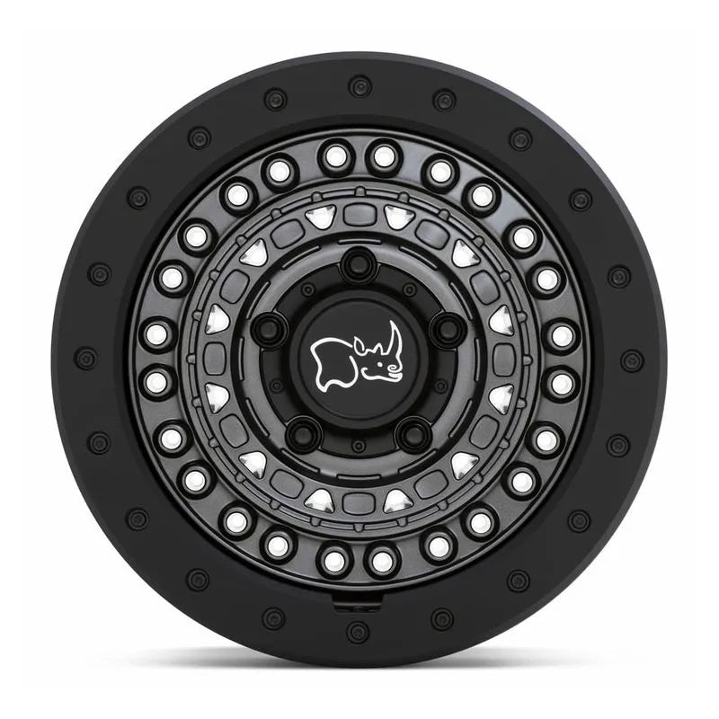 Juego 4 Llantas Black Rhino Barricade 17x8.5 | 6x139.7 | ET -18 | Gun Black / Black Rock