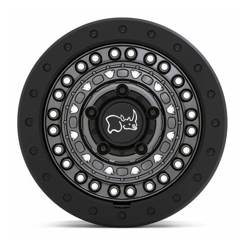 Juego 4 Llantas Black Rhino Barricade 17x8.5 | 6x139.7 | ET -18 | Gun Black / Black Rock