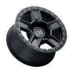 JUEGO DE 4 LLANTAS  17X8.5 6X139.7/-18 BLACK RHINO RAVINE MATTE BLACK