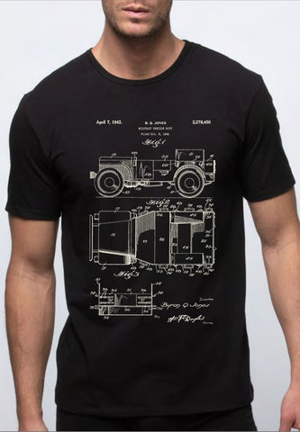 Polera Hombre plano Jeep Clásico