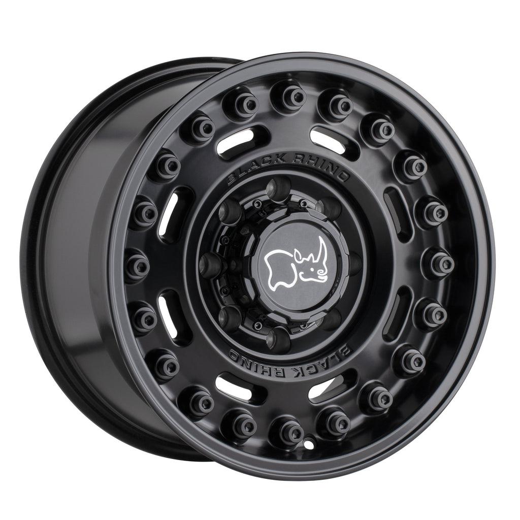 Juego de 4 Llantas Black Rhino Axle 17x9.5 | 6x139.7 | ET -18 | Matte Black