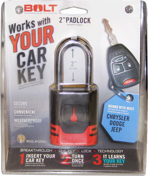 Candado BOLT para Jeep Wrangler JK misma llave