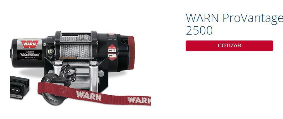 Winche Warn Provantage 2500