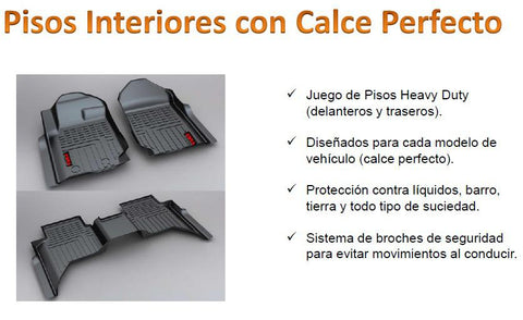 PISOS CALCE PERFECTO TOYOTA HILUX AWKA (DELANTEROS Y TRASEROS)