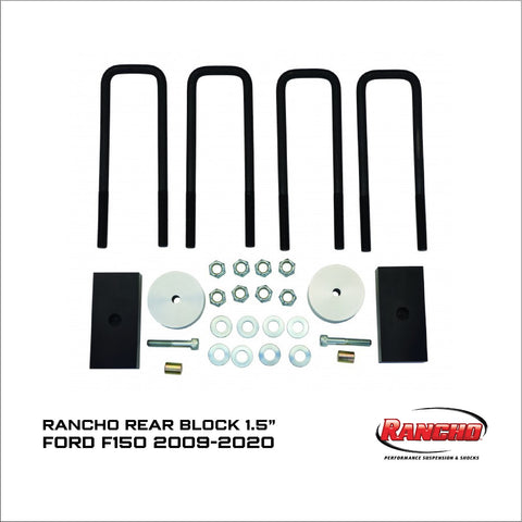 REAR BLOCK KIT 1.5" TRASERO FORD F150 2009-2020