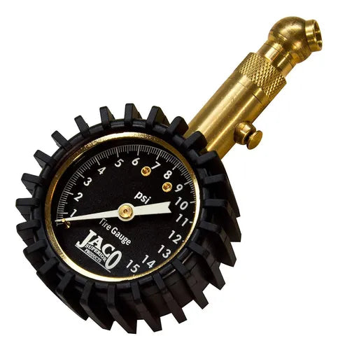 JACO Elite – Medidor de Presión de Neumáticos 0-15 PSI, 2"DIAL