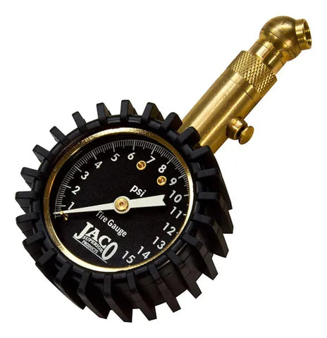 JACO Elite – Medidor de Presión de Neumáticos 0-15 PSI, 2"DIAL