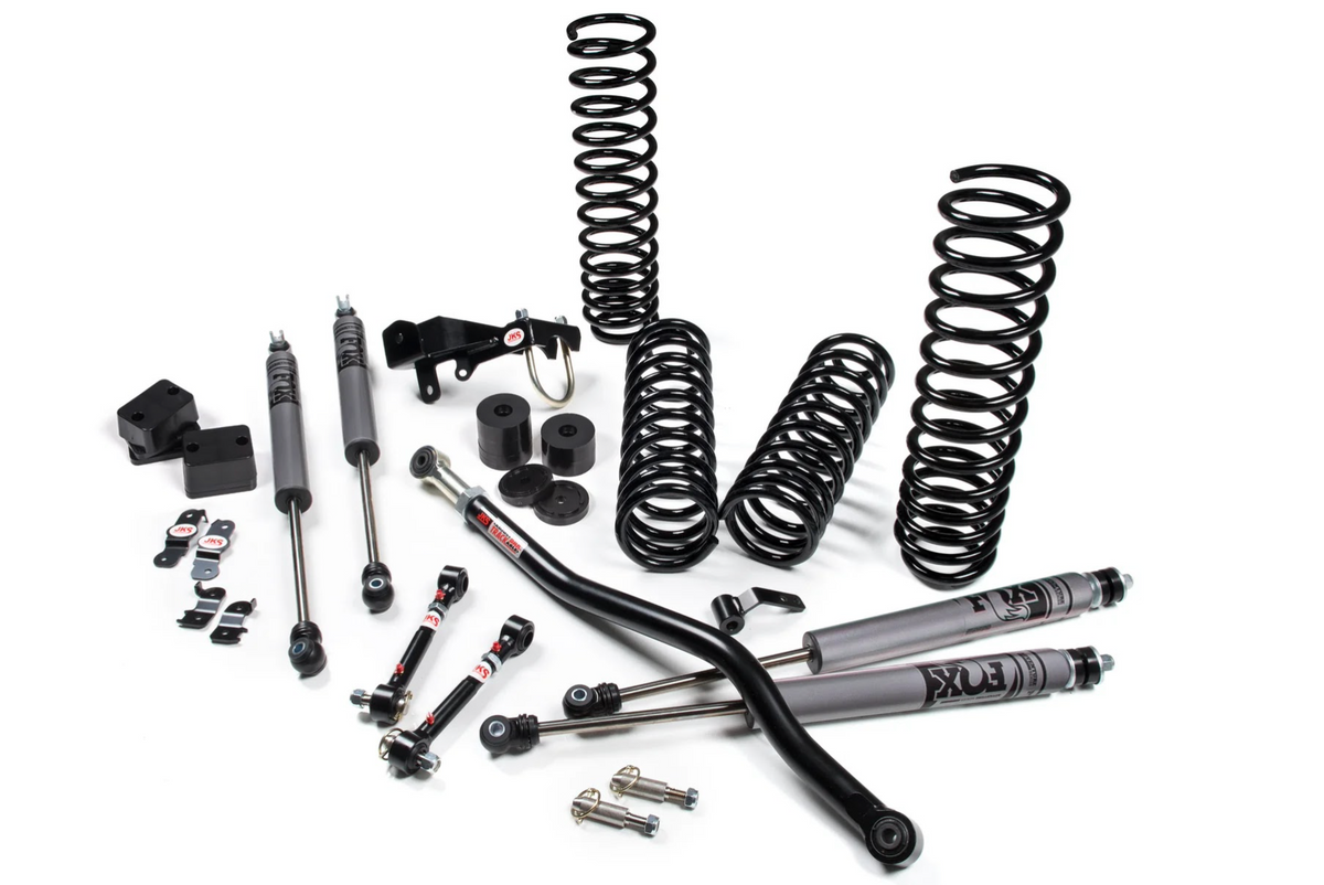 Kit de Suspensión JKS 2.5" + Amortiguadores FOX Adventure – Jeep Wrangler JK (2007-2018)