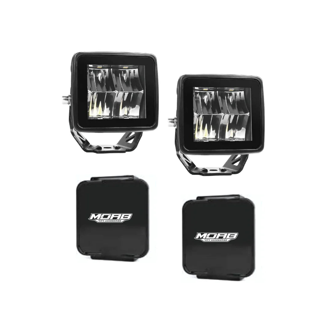 Par de Focos LED 3" MOAB 4x4 Spot Beam 40W