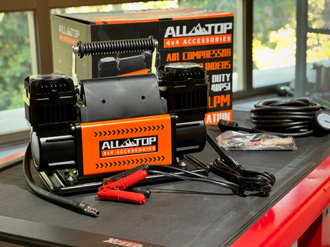 Compresor ALLTOP 12V doble pistón 300L/min
