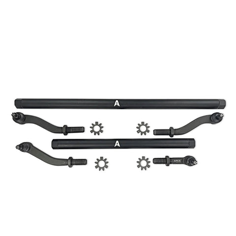 Kit barras de dirección para Jeep Wrangler JK de 2,5 toneladas - Aluminio negro