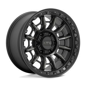Juego 4 Llantas KMC KM547 Carnage 17x9 | 6x139.7 | ET 0 | Negro Satinado con Tinte Gris
