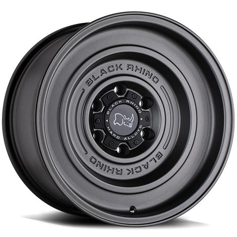JUEGO DE 4 LLANTAS  17X9.5 6X139.7/-12 BLACK RHINO SOLID MATTE BLACK