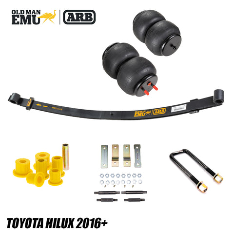 BALLESTAS PARABOLICAS + PULMONES (HILUX 2016+)