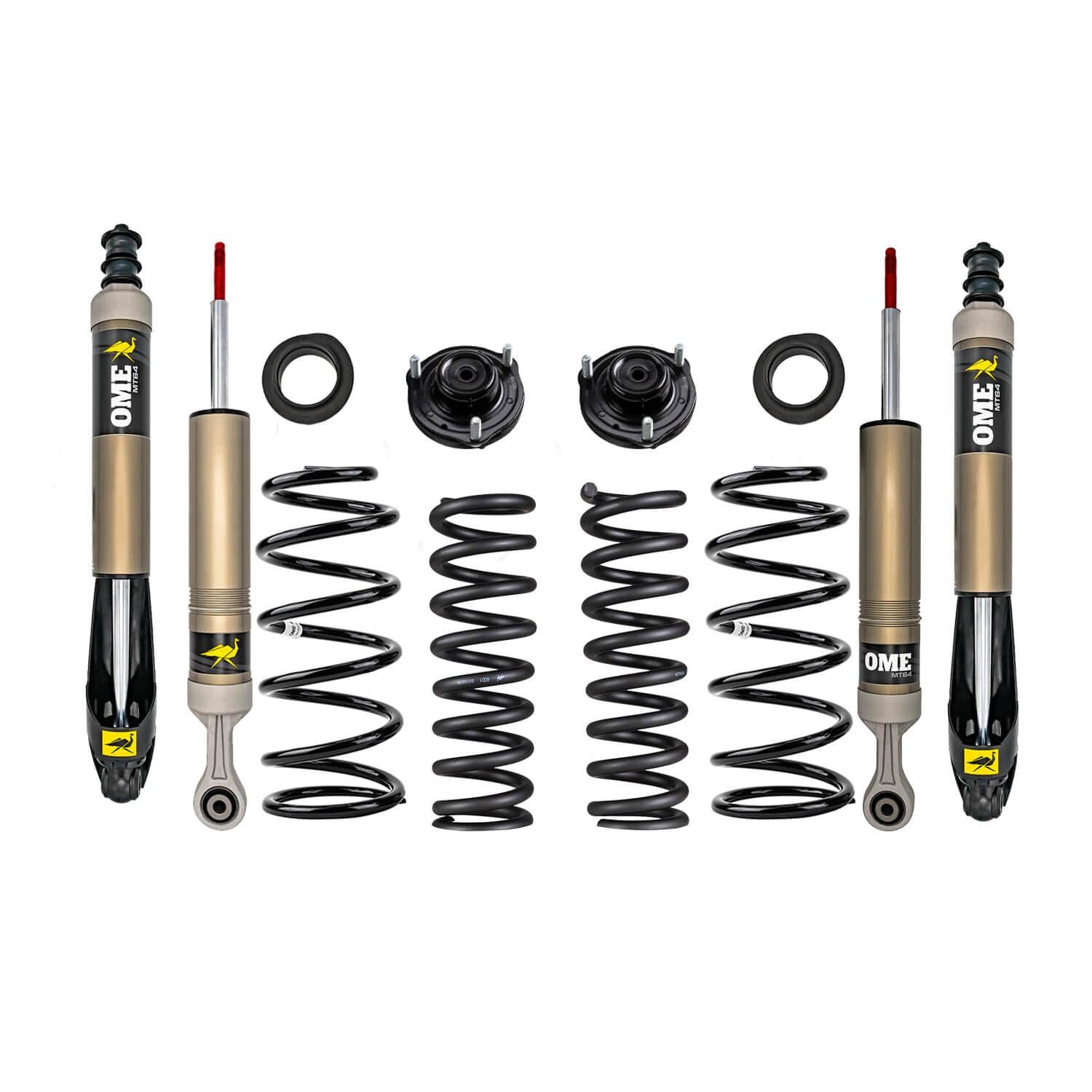 KITS MT64 ( 4 AMORT. + 2 ESPIRALES ) TOYOTA 4RUNNER / PRADO  NEW (2025+)