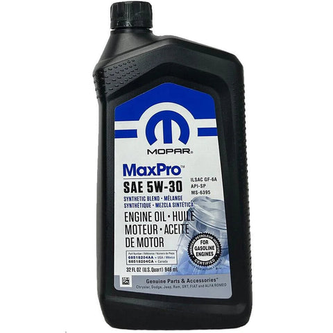 Aceite Motor 5w30 Mopar Dodge/ Jeep/ Chrysler/ Ram 946 Ml JK