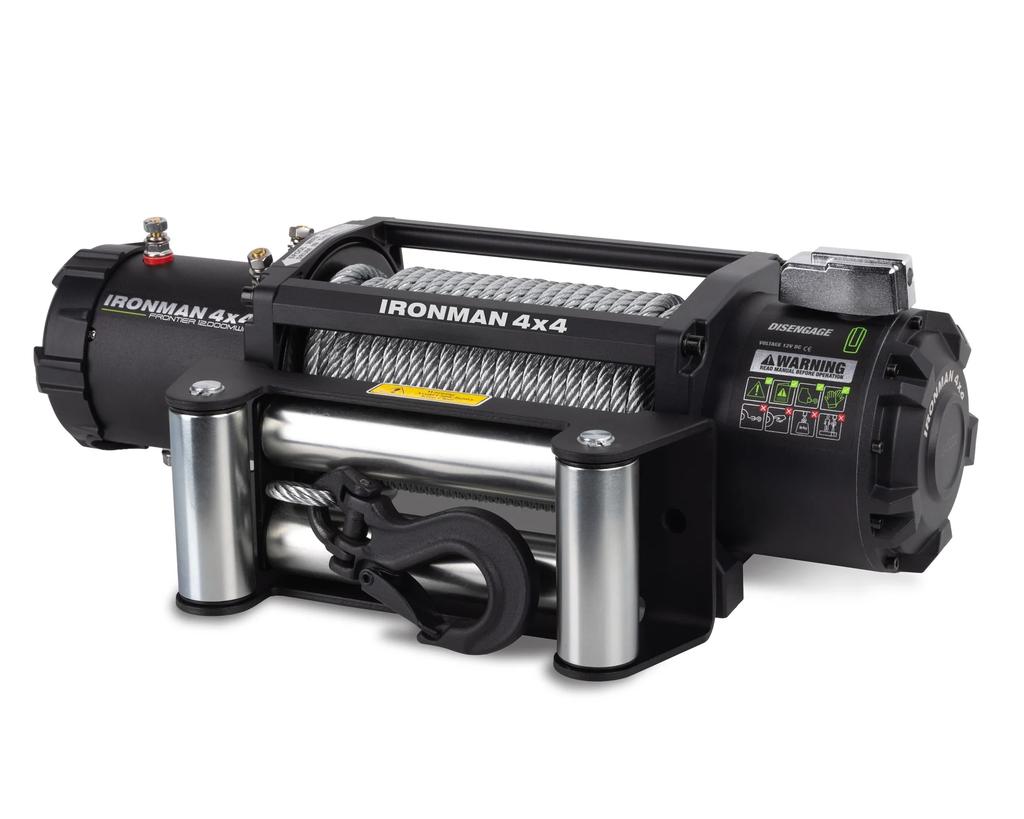 WINCHE FRONTIER - DE 12000LB CON PIOLA DE ACERO