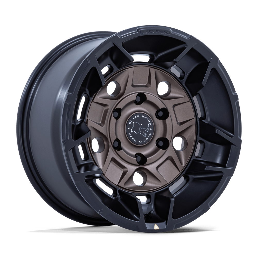 Juego 4 Llantas Black Rhino Guard 17x8.5 | Apernadura 6x139.7 | Offset 0 | Color Burnt Bronze / Black Lip