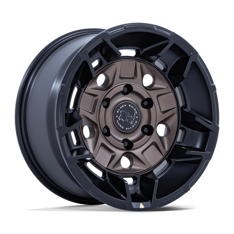 Juego 4 Llantas Black Rhino Guard 17x8.5 | Apernadura 6x139.7 | Offset 0 | Color Burnt Bronze / Black Lip