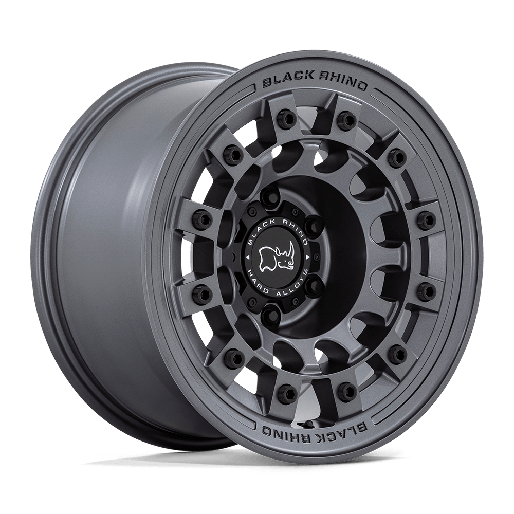 Juego 4 Llantas Black Rhino Fuji 17x9 | 6x139.7 | ET -12 | Gunmetal Mate