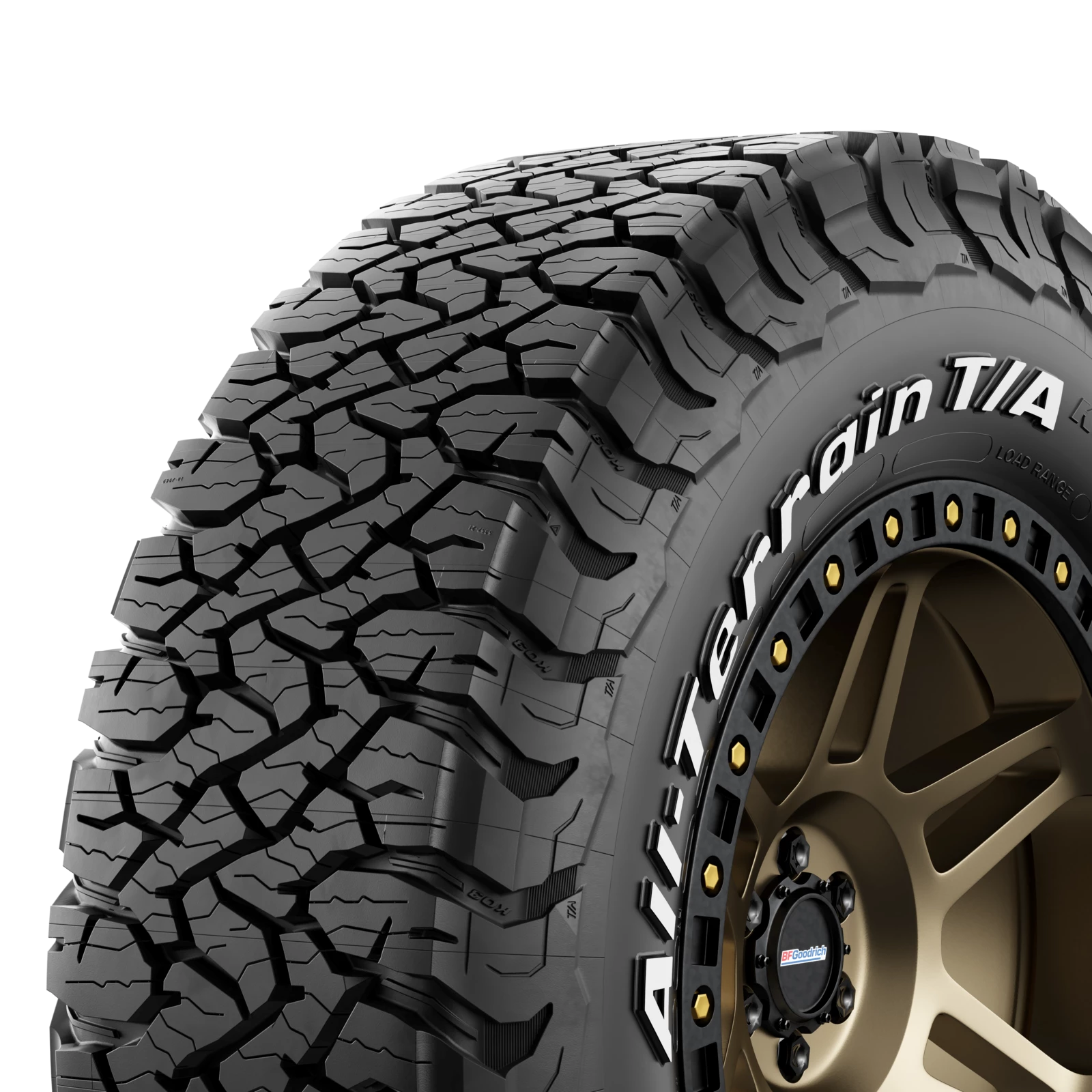 Juego de 4 Neumáticos ALL-TERRAIN T/A KO3 LRE RWL 265/75R16