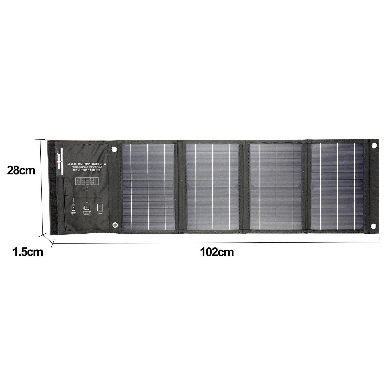 PANEL SOLAR UBERMANN 30W