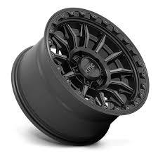 Juego 4 Llantas KMC KM547 Carnage 17x9 | 6x139.7 | ET 0 | Negro Satinado con Tinte Gris