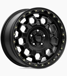 Juego 4 Llantas KMC Trek 17x9 | 6x139.7 | ET -12 | Negro Satinado | CB 106.1