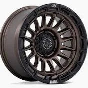 Juego 4 Llantas Black Rhino Rival 17x8.5 | 6x139.7 | Burnt Bronze con Borde Negro