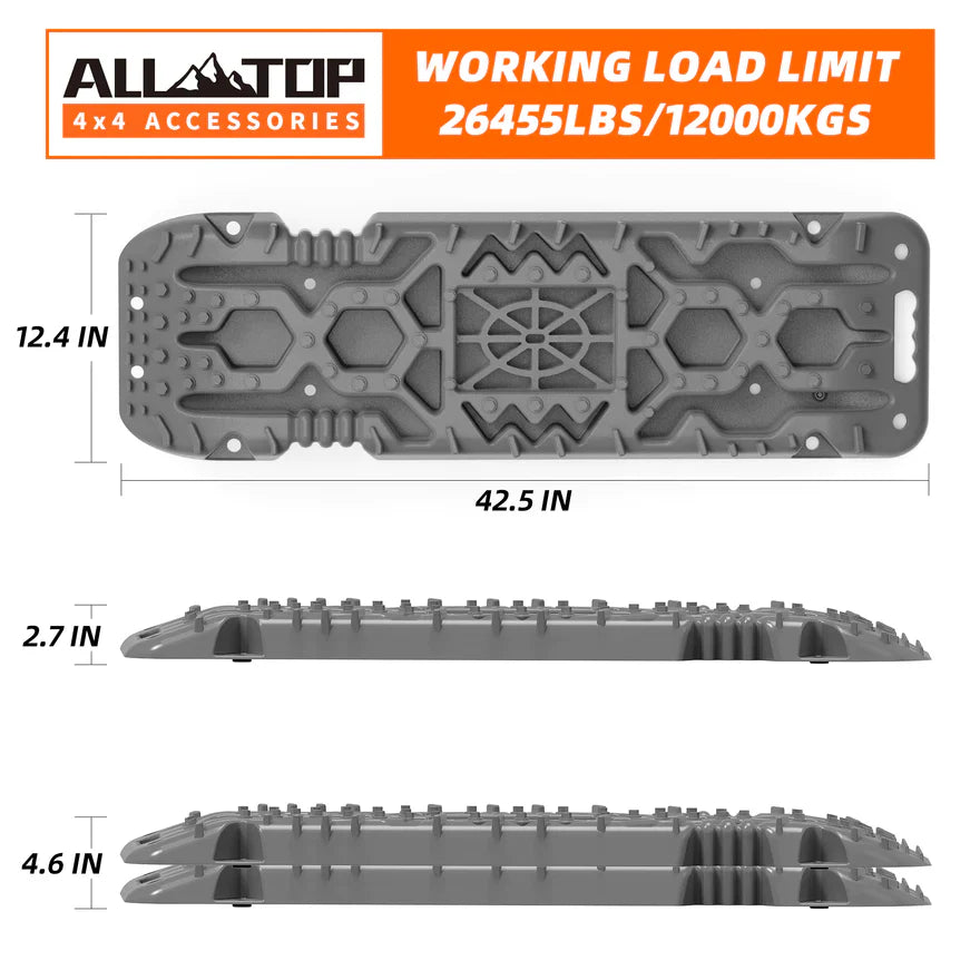 Tablas de autorescate AllTop USA grande (Gris)