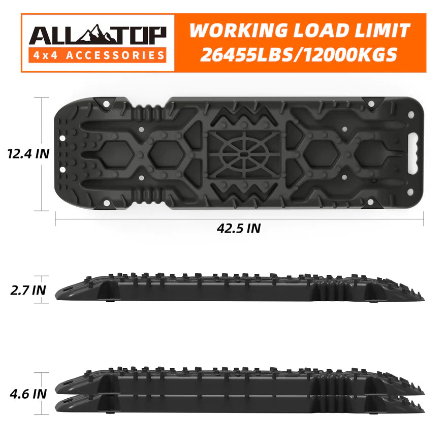 Tablas de autorescate AllTop USA grande (Negra)