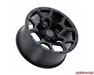 JUEGO DE 4 LLANTAS  17X9.5 6X139.7/-18 BLACK RHINO OVERLAND MATTE BLACK